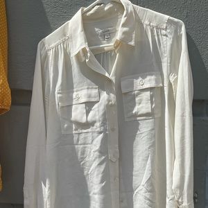 J.Crew silk button down blouse